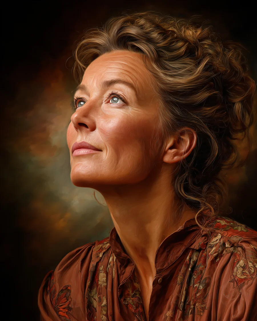 Claudia Burger, der Klaudy – Gemälde von Elena Vittori